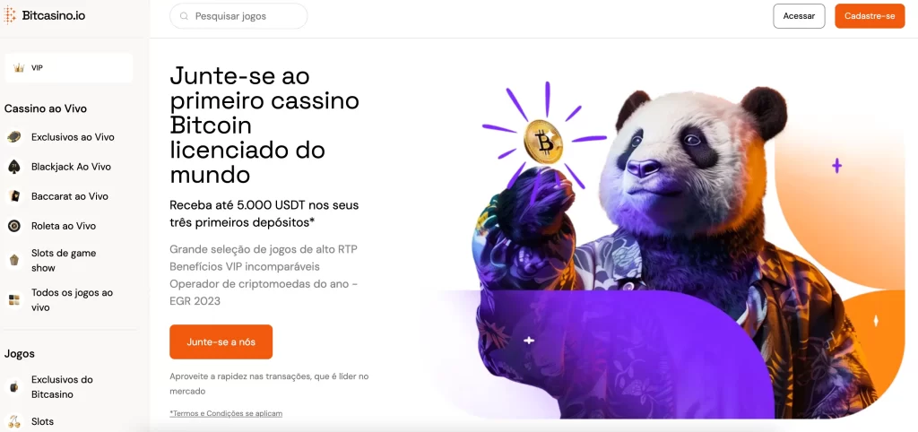 Jogo Aviator no Bitcasino