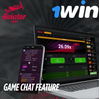 1win aviator Game Chat Feature