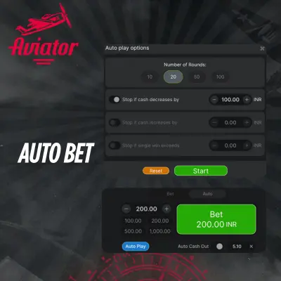 Auto Bet Aviator game