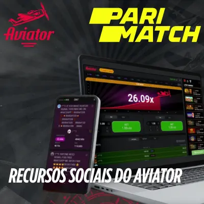 Recursos Sociais do Parimatch Aviator